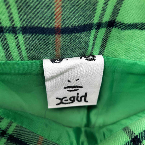 エックスガール X-girl チェック ミニスカート レディース JPN:1